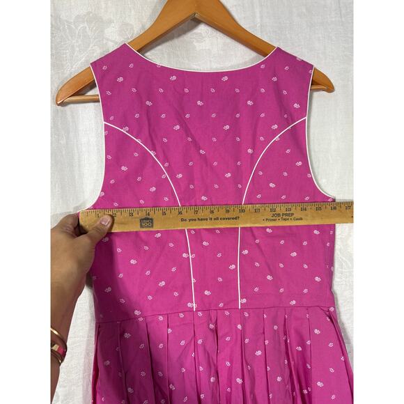 Kaiser Franz Josef Dress 42 Pink Flowers Austria Bavarian Dirndl Oktoberfest - Picture 11 of 14